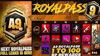 A9 Royal Pass 1 To 100 RP 3D Leaks Is Here | Upgrade M249 & UZI Skin & Upgraded New Vehicle |PUBGM