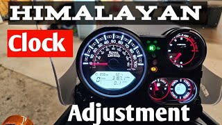 How to set the clock on the Royal Enfield Himalayan