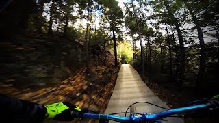 Shredding downhill at Highland mountain bike park with the Krew 2015