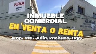 Inmueble comercial en venta o renta en zona céntrica de Pachuca