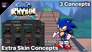 Extra Skin Concepts For Monday Morning Misery Part 1 (Sonic rhythm rush￼ Bobs onslaught Pibby Fin)