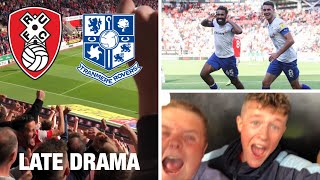 PITCH INVASION, 95th MIN AWAY LIMBS *VLOG* Rotherham vs Tranmere Rovers