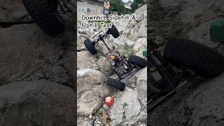 Downhill, Sidehill & Uphill Test #fypシ゚viral  #rccrawler