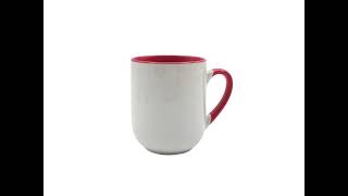 8oz U Shape Inner Handle Color Mug