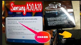 Samsung A50,A20 Charging error