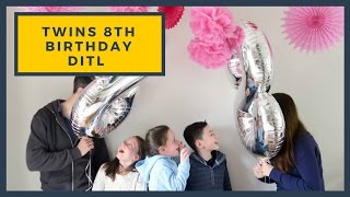 A Day In The Life Of My Twins 8th Birthday - DITL