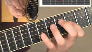 A7 Arpeggio D shape Guitar Exercise - Step 3