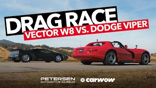 Vector W8 VS. Dodge Viper | American Drag Race Special with Carwow