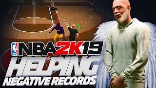 i tried helping negative records at the stage on nba 2k19...