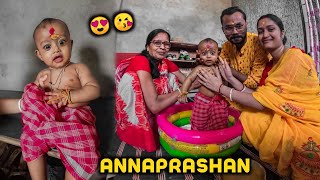 "Souvik" Rice Ceremony 👑 | Annaprashan Vlog | Siliguri To Bhopal Train 🚂 Journey