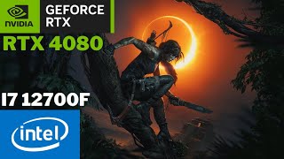 Shadow Of The Tomb Raider:  ULTRA - 1440p - #RTX 4080 - i7 12700F - #Benchmark FPS Test