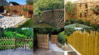 Garden ideas - 30 Ý Tưởng Tuyệt Vời Làm Hàng Rào Sân Vườn Từ Cây Tre