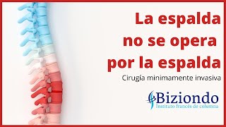 🔺 Cirugía de columna lumbar MINIMAMENTE INVASIVA por VÍA LATERAL (prótesis discales)