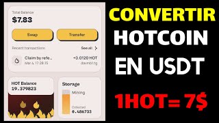 Comment convertir Hotcoin en USDT