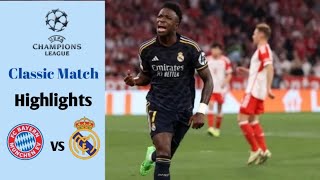 Bayern Munchen vs Real Madrid 2-2 | UCL 2023/2024 | Highlights | Classic Match