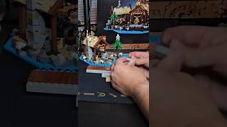 Speed Building the Lego Ideas Viking Village Part 4! #shorts