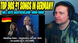 Reaction to All German #1s of the 90s/ Nr.1 Hits Deutschland 1990-1999