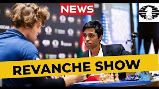 SHOW na REVANCHE de MAGNUS CARLSEN e PRAG