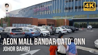 Walking In AEON MALL Bandar Dato' Onn | Shopping Mall | Johor Bahru Malaysia| Walking Tour 2022 [4K]