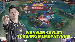 SKYLAR PAKAI WANWAN TERBANG MEMBANTAAAEE! RRQ vs TEAM SPIRIT M6