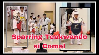 Sparring Tekwando Si Cilik. Cium Tangan Dulu! Comel Gila!!