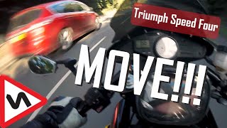 BAD LUCK in the Twisties! | Triumph Speed Four [Raw Onboard] POV