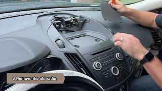 An Easy DIY Radio Replacement on 2013-2018 Ford Escape | Tesla Screen, Carplay, HD Video...