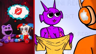 POMNI & CatNap react to SPRUNKI Incredibox, Inside Out 2 & Digital Circus | Funny TikTok Videos # 59