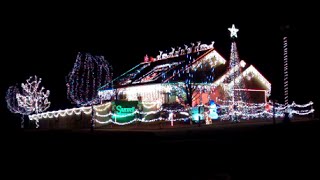 Frozen 2014 Engh-Lights Christmas Light Display w/ LOR Light-O-Rama