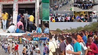 Clips from India's liquor shops reopened after Covid-19 | reaction on lockdown