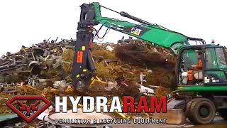 Hydraram HSS-30RV, установленный на передвижном ломе для экскаватора Caterpillar 322