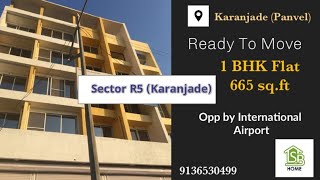 1 Bhk flat sale in Karanjade Pushpak node ( Panvel) S B HOME-9136530499