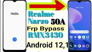 Unlock Realme Narzo 50A (RMX3430) Frp in 2023 | New Trick Revealed!