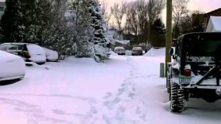 Huge Snow Drifts - Part 2  2-21-11