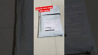 Meesho saree unboxing 😍#sareeunboxing #meeshofinds#meeshohaul #sareereview