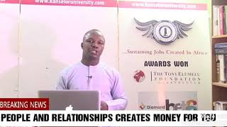 PEOPLE AND RELATIONSHIPS CREATE MONEY FOR YOU