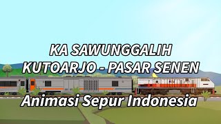 Hunting Di daerah Prupuk || Kereta Api Sawunggalih || Animasi Sepur Indonesia