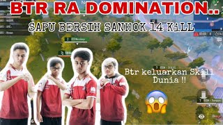 BTR RA Tidak Bisa Dihentikan Lagi !!! Bersih Sanhok 14Kills...Dunia Games Pro Qualifier -Day 1