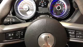 2014 GT500 cluster swap in to 2012 GT500