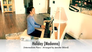 Holiday (Madonna) Piano Cover with Sheet Music (Intermediate)