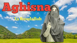 Aghisna ya. Rosulalloh sholawat     teks arab latin#animasi islami