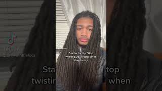 Tips for starter locs