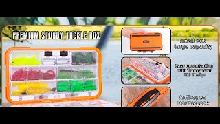 Lupow Fishing Lures Kit with Tackle Box