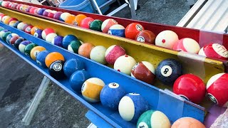 Welcome to Marble Run Live ☆ Handmade wooden rain gutter slope & colorful balls ASMR