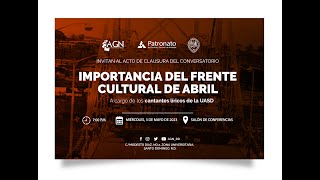 IMPORTANCIA DEL FRENTE CULTURAL DE ABRIL - CANTANTES LIRICOS DE LA UASD