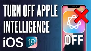 How to Turn OFF Apple Intelligence on iPhone (iOS 18.1)