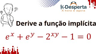 Derivada da Função Implícita (Exercício 02)