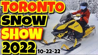 2022 Toronto International Snowmobile Show 10-22-22