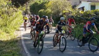 GRAN FONDO MTB LAGO DI BRACCIANO 2017 PASSAGGIO PARTECIPANTI RALLENTATORE