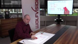 WolfVision Presentation Systems: XXL Dry Erase Working Surfaces